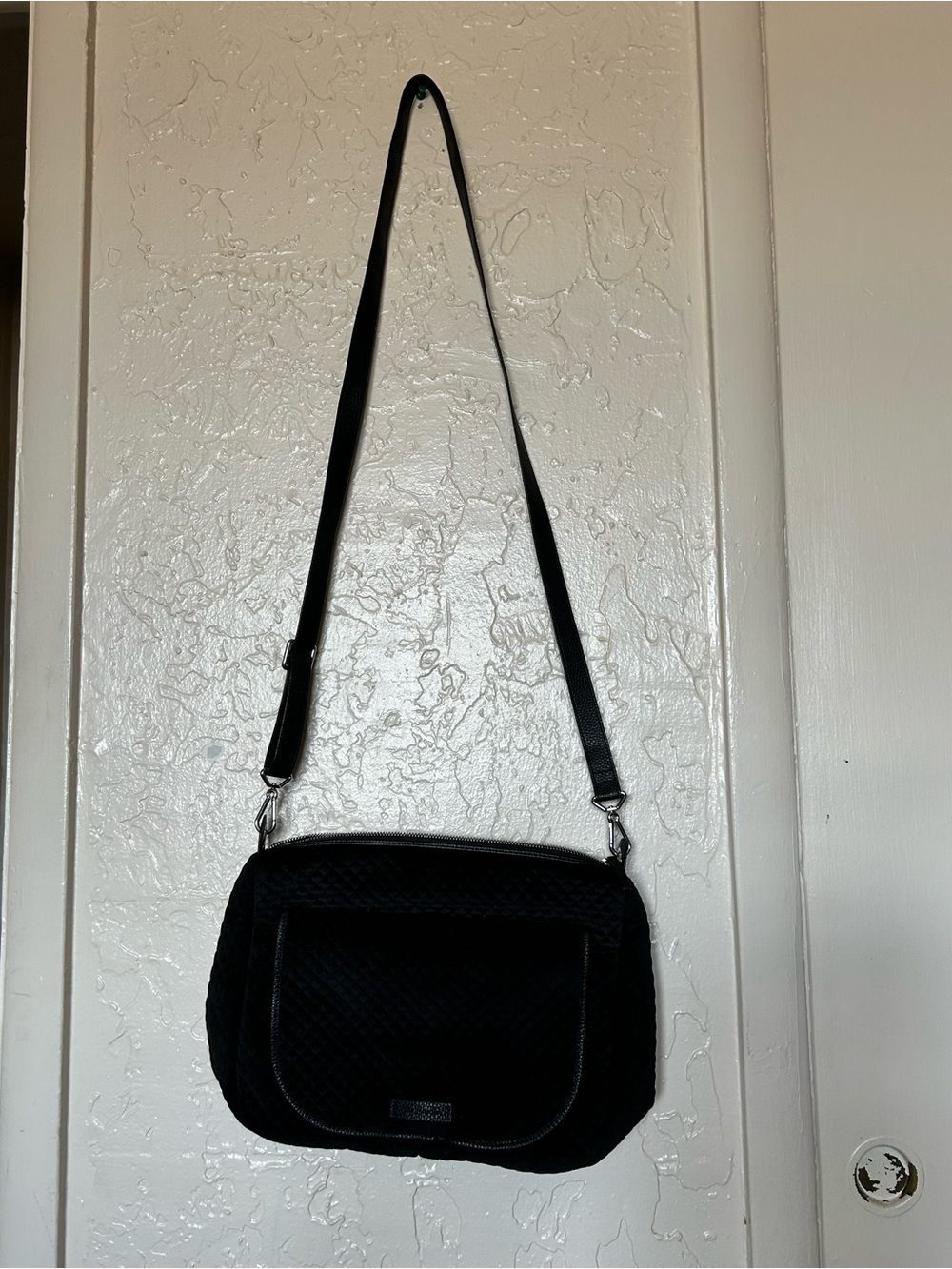 Vera Bradley Black Quilted Crossbody Bag